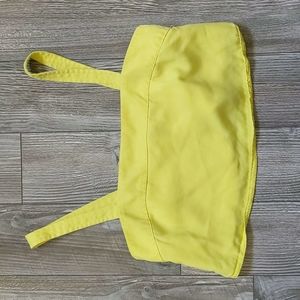 Wilfred Free Yellow Cropped Tank S